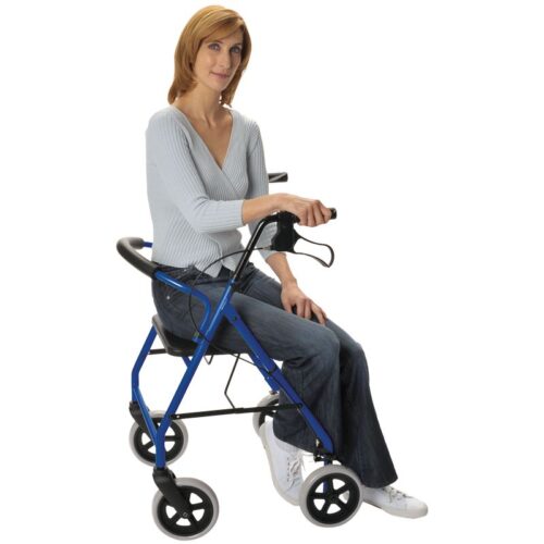 ROLLATOR 4 ROUES ALUMINIUM – Image 3